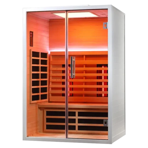 Sumum White 2 person Infrared sauna